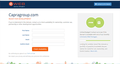 Desktop Screenshot of capragroup.com
